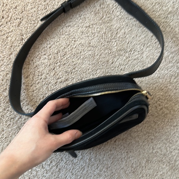MANGO Leather Fanny pack - Belt bag - Picture 2 of 4